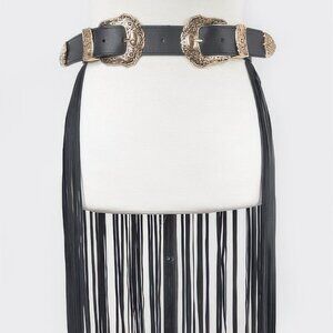 Double Buckle Curtain Fringe Belt